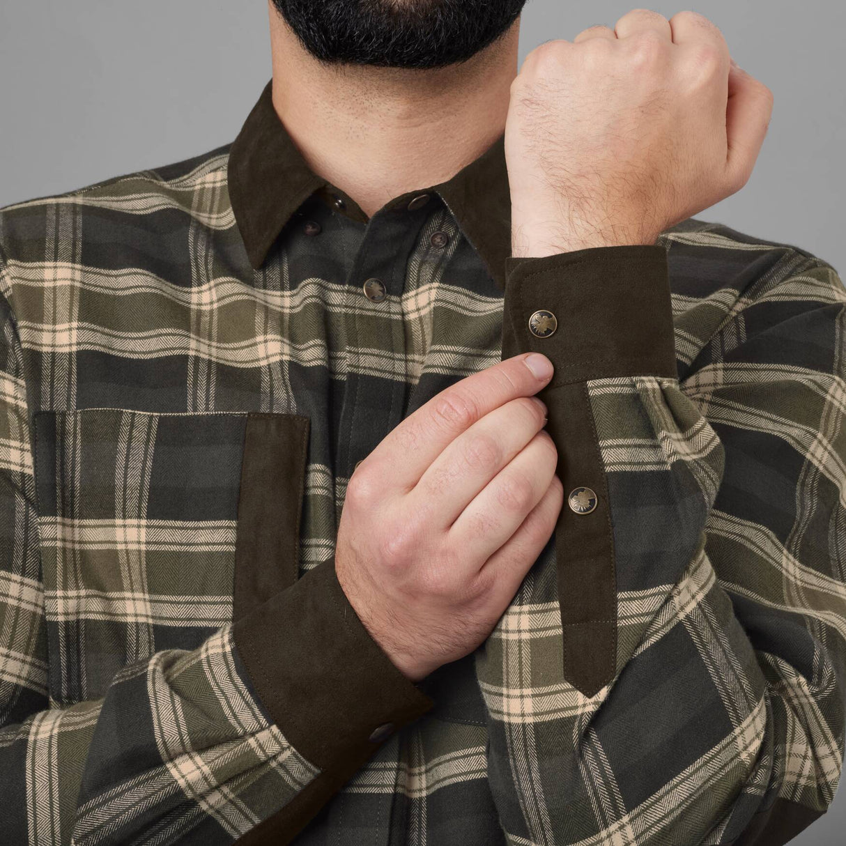 Härkila Aivak L/S skjorte - Herre - Olive