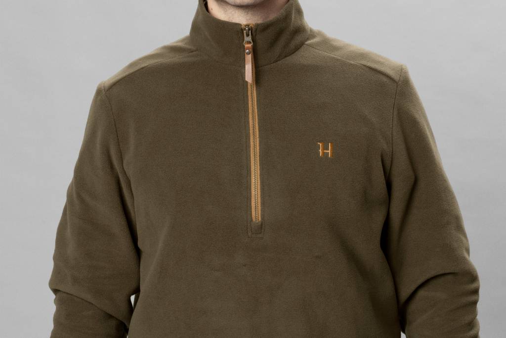 Härkila Sandhem Fleece Pullover - Herre - Willow Green Melange