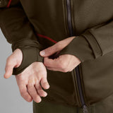 Härkila Scandinavian fleece jakke - Herre - Willow green/Shadow brown