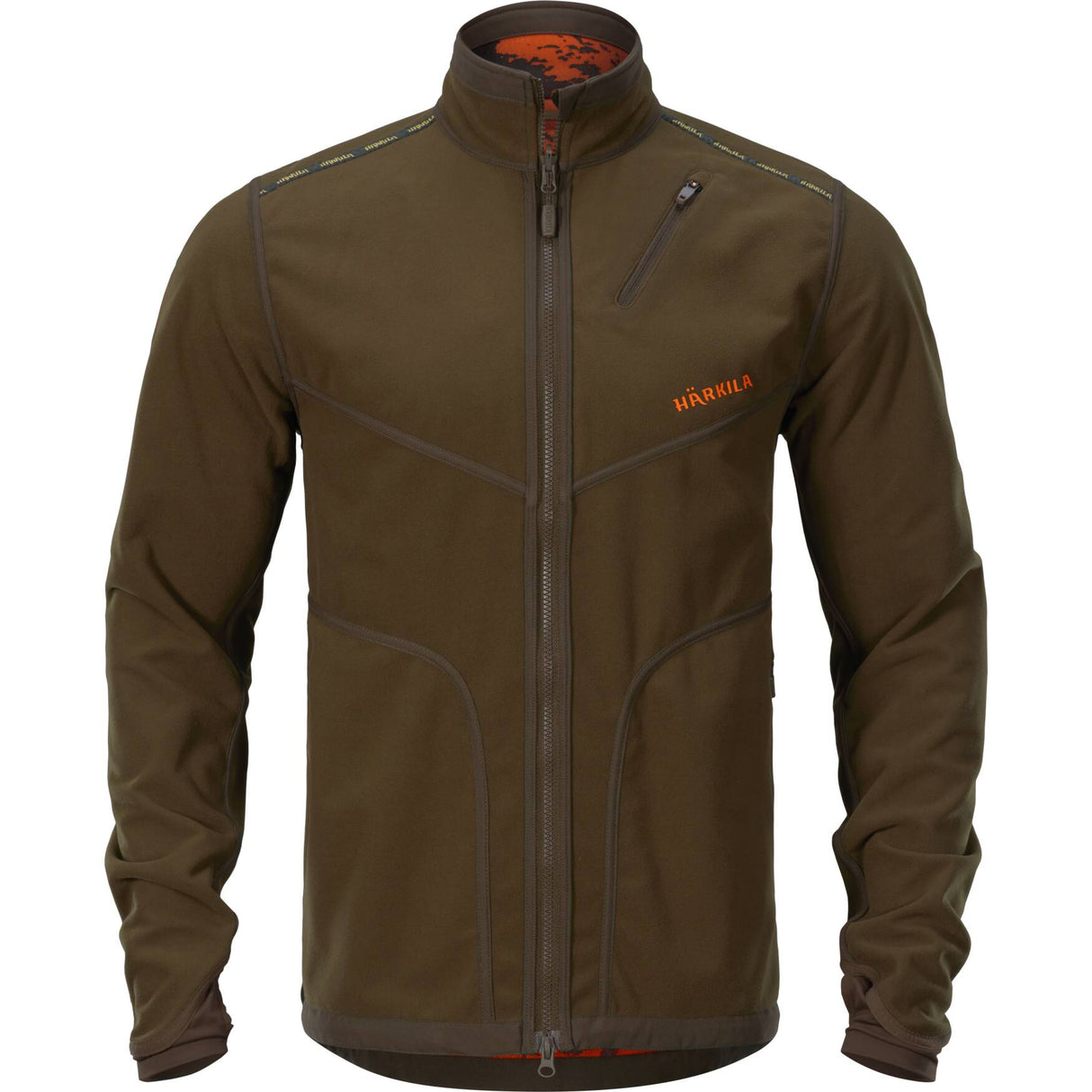 Härkila Wildboar Pro Reversible WSP jakke - Herre - Willow green/AXIS MSP®Wildboar orange