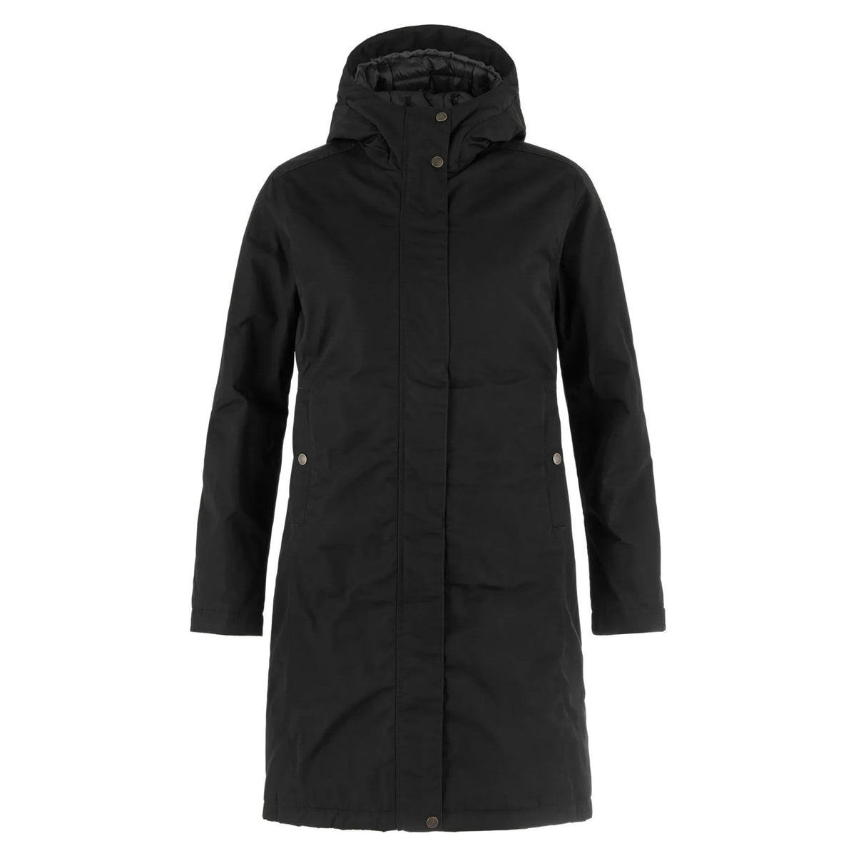Fjällräven Kiruna Hydratic Padded Parka W Frakke - Dame - Sort