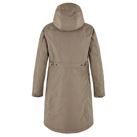 Fjällräven Kiruna Hydratic Padded Parka W Frakke - Dame - Suede Brown