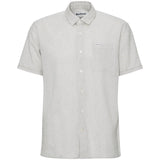 Barbour Nelson S/S Summer Skjorte - Herre - Stone