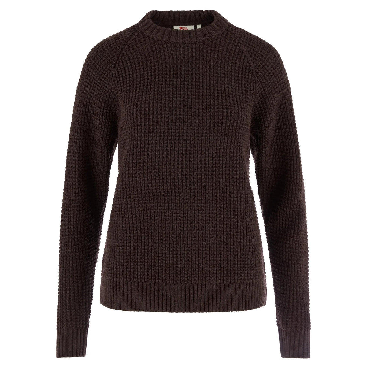 Fjällräven Övik Waffle Strik - Dame - Black Oak