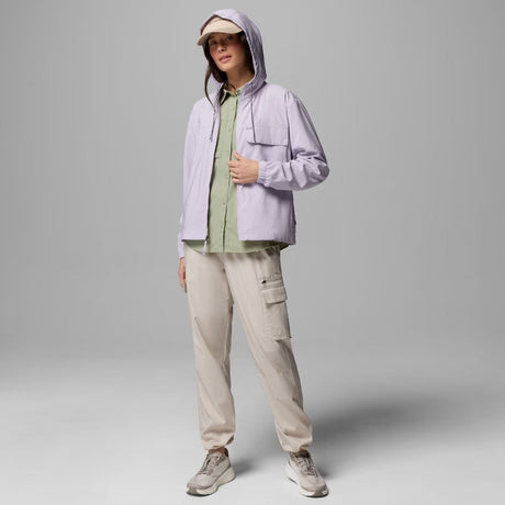Columbia Skien Valley Hooded L/S Skjortejakke - Dame - Lavender Pearl