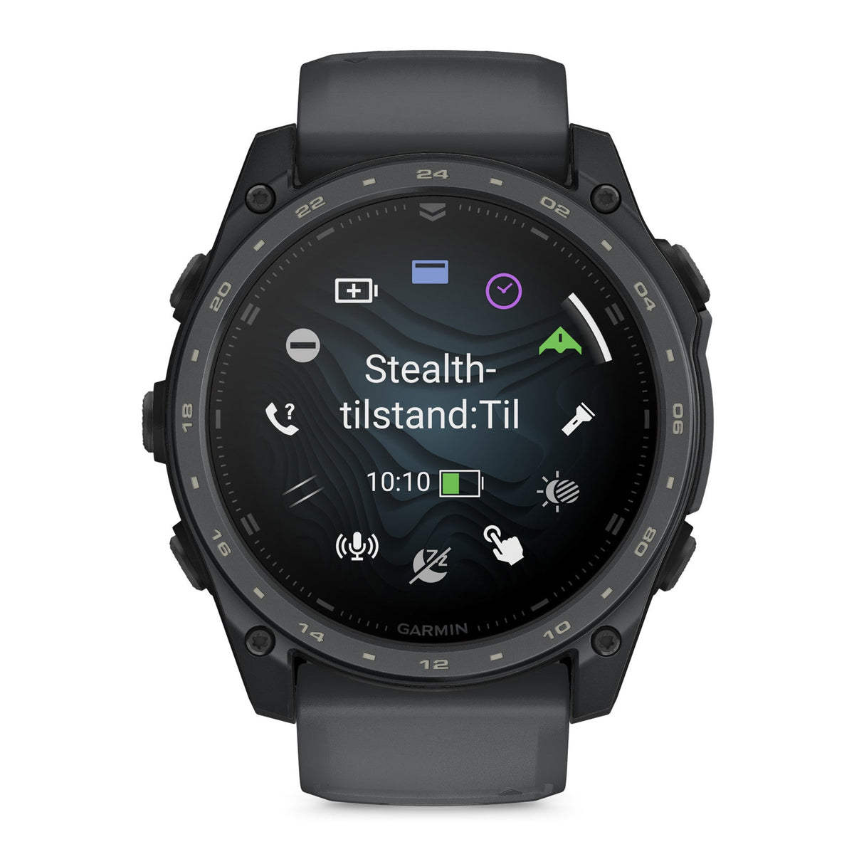 Garmin Tactix® 8 Cerakote Taktisk Smartwatch - AMOLED - 51 mm - Slate Grey