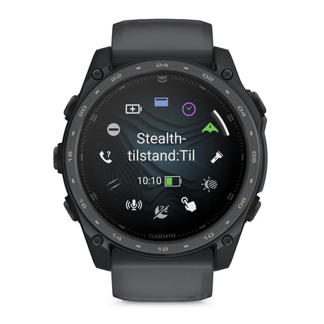 Garmin Tactix® 8 Cerakote Taktisk Smartwatch - AMOLED - 51 mm - Slate Grey