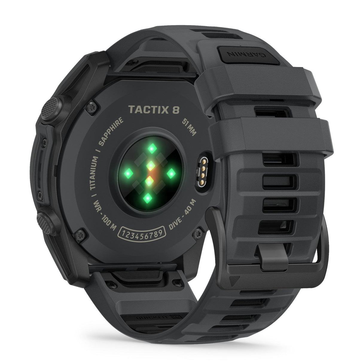 Garmin Tactix® 8 Cerakote Taktisk Smartwatch - AMOLED - 51 mm - Slate Grey