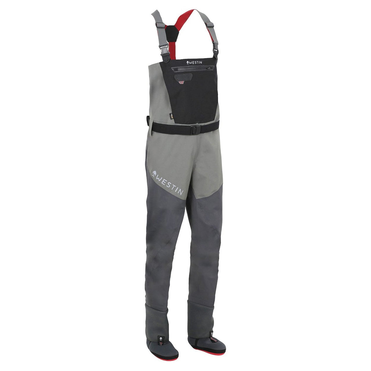 Westin W8 Stockingfoot Åndbare Waders - Dark Shadow