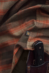 Härkila Aivak L/S Skjorte Herre - Autumn Orange Check