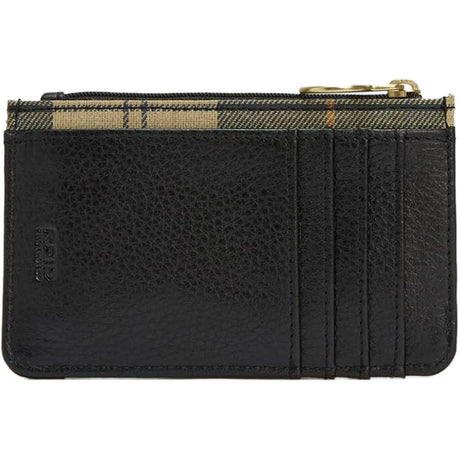 Barbour Alder Læder Kortholder - Dame - Black/Ancient Tartan
