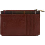 Barbour Alder Læder Kortholder - Dame - Brown/Classic Tartan