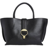 Barbour Alder Mini Leather Tote Taske - Dame - Sort
