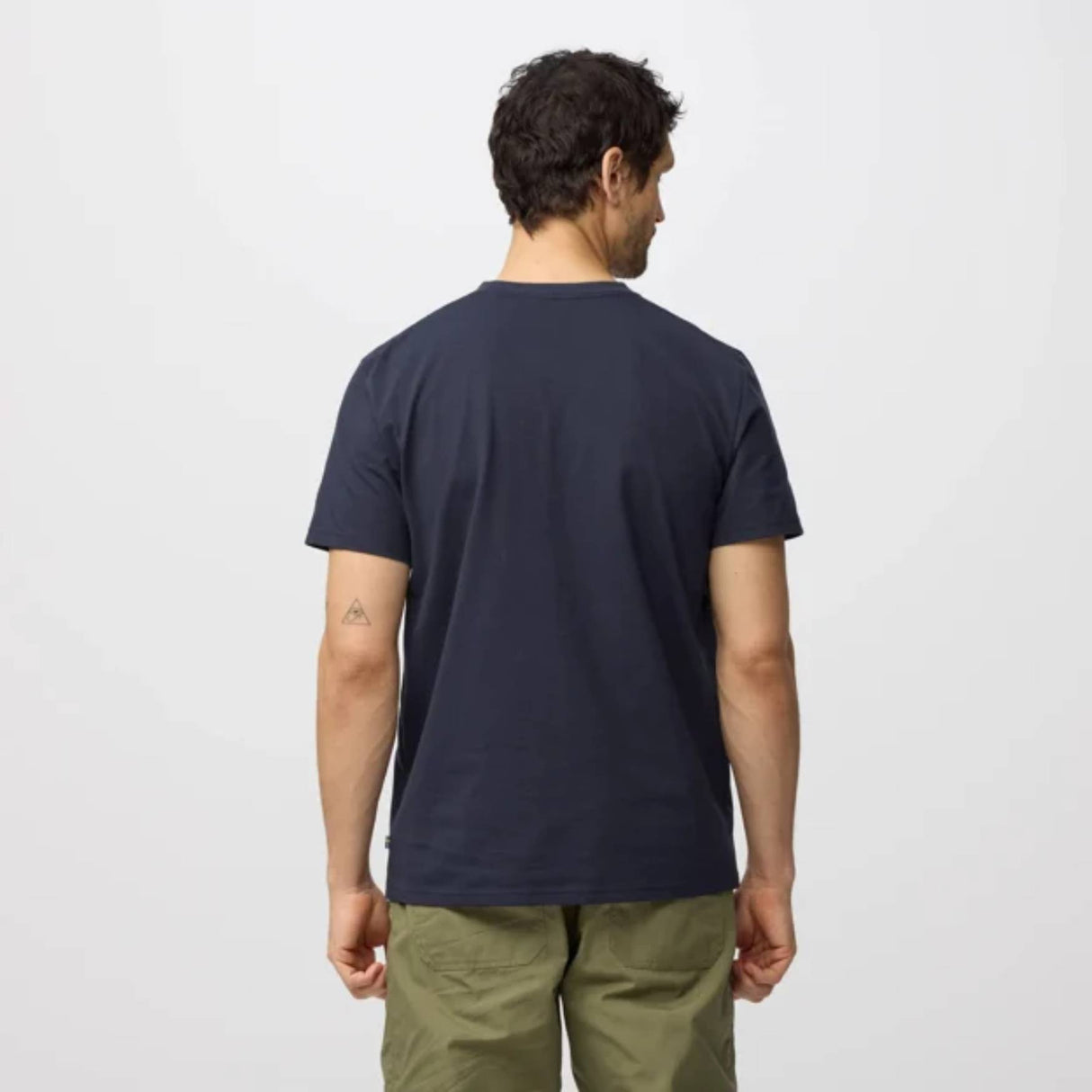 Fjällräven Archive Logo T-Shirt - Herre - Dark Navy