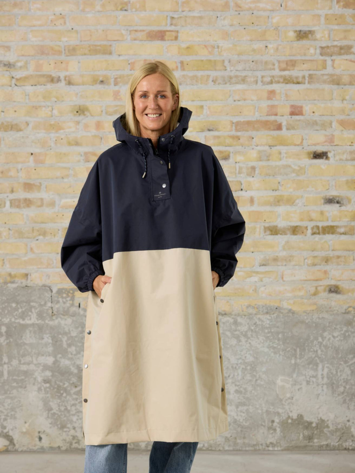 Kopenhaken Ava Regnponcho - Dame - One Size - Total Eclipse