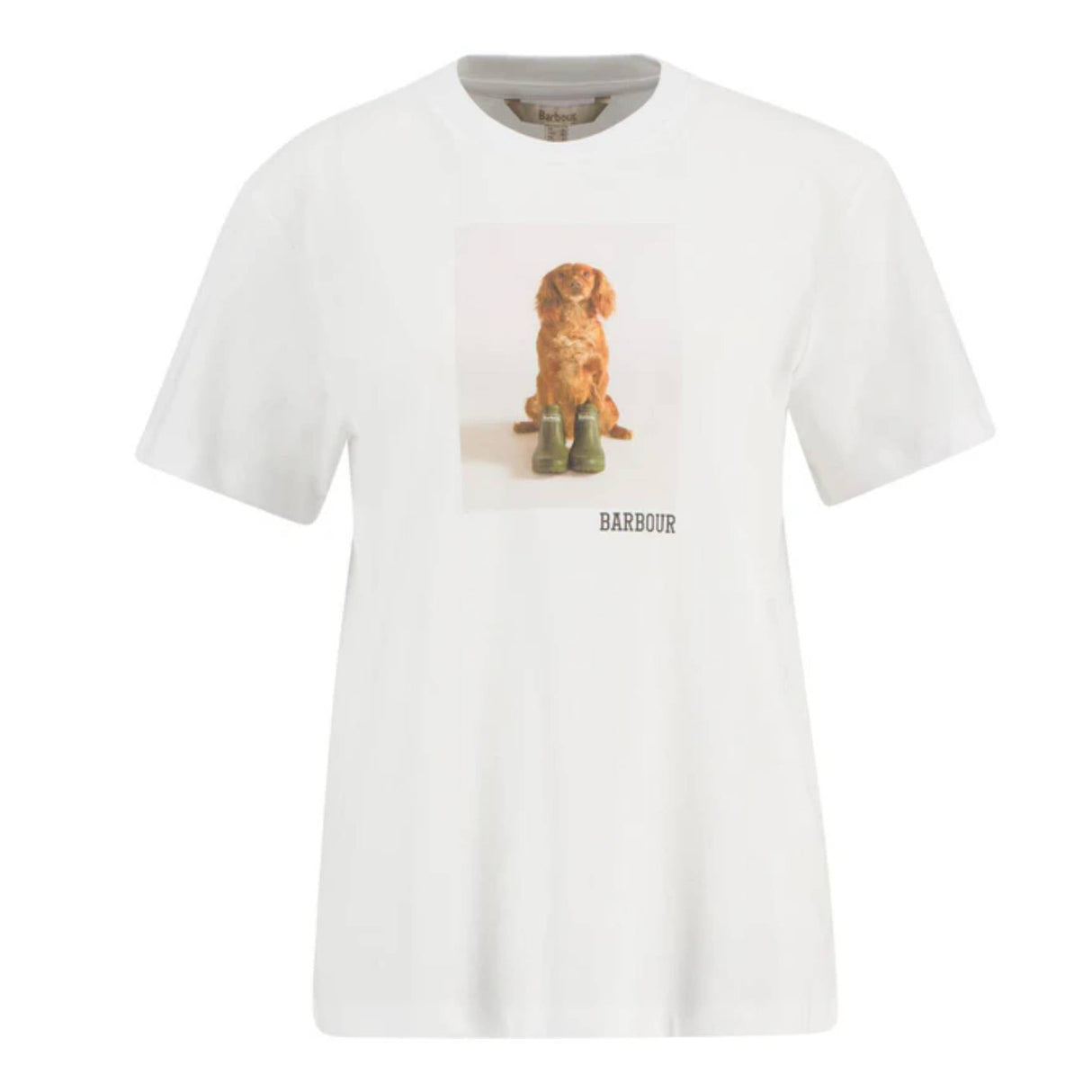 Barbour Bedale T-Shirt - Dame - Hvid