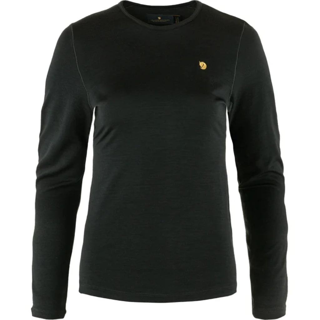 Fjällräven Bergtagen Thinwool LS W Undertrøje - Dame - Sort