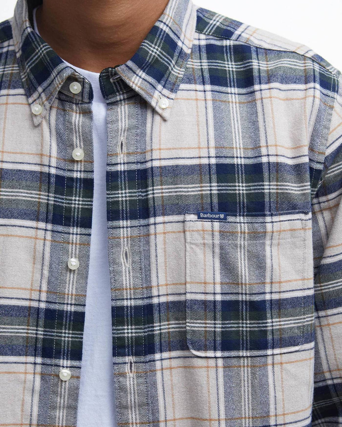Barbour Betsom Tailored Skjorte - Herre - Stone Marl
