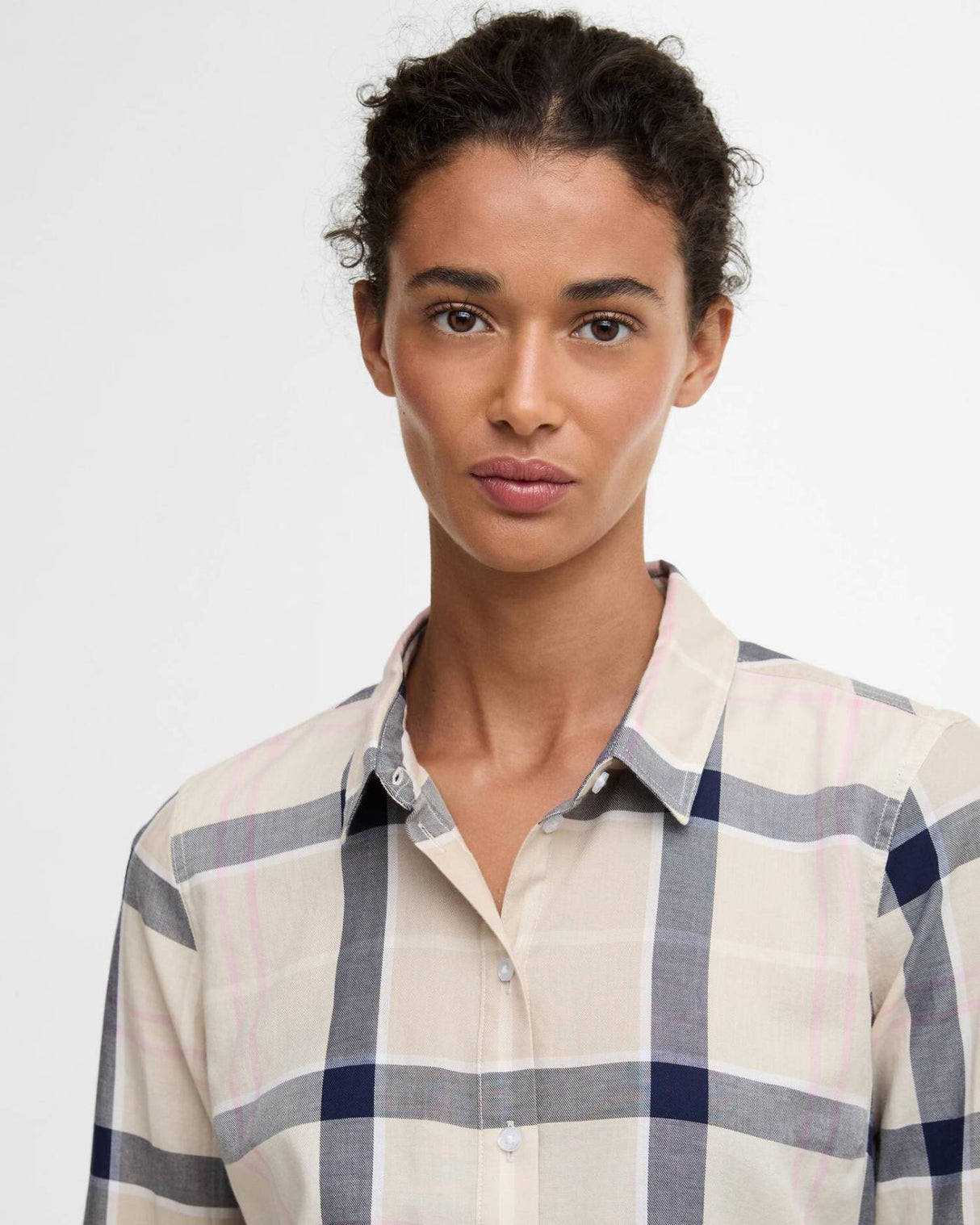 Barbour Bredon Check Skjorte - Dame - Cherry Blossom Tartan