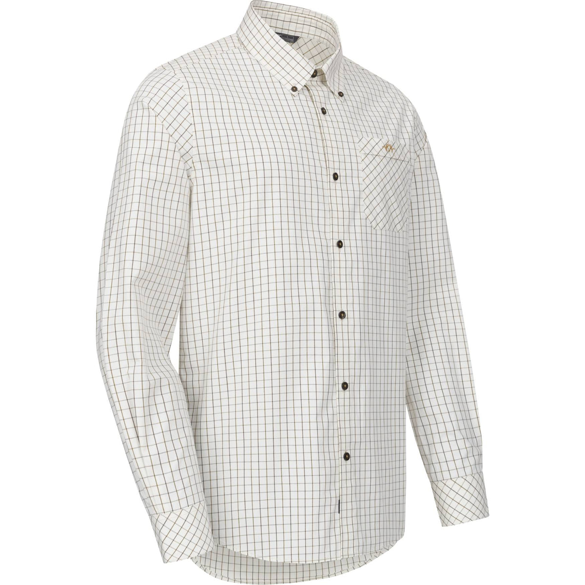 Blaser Chris Skjorte - Herre - Creme/Brown