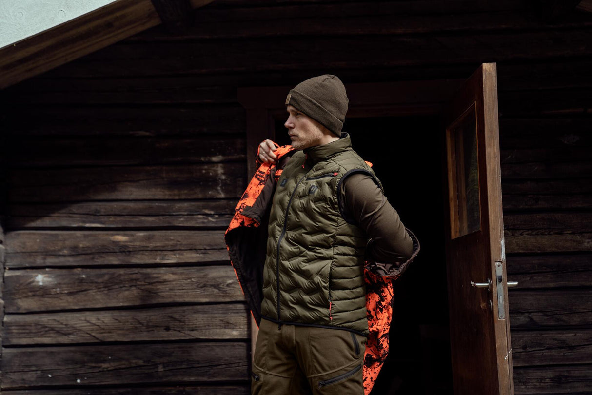 Härkila Clim8 Insulated Waistcoat - Herre - Willow Green