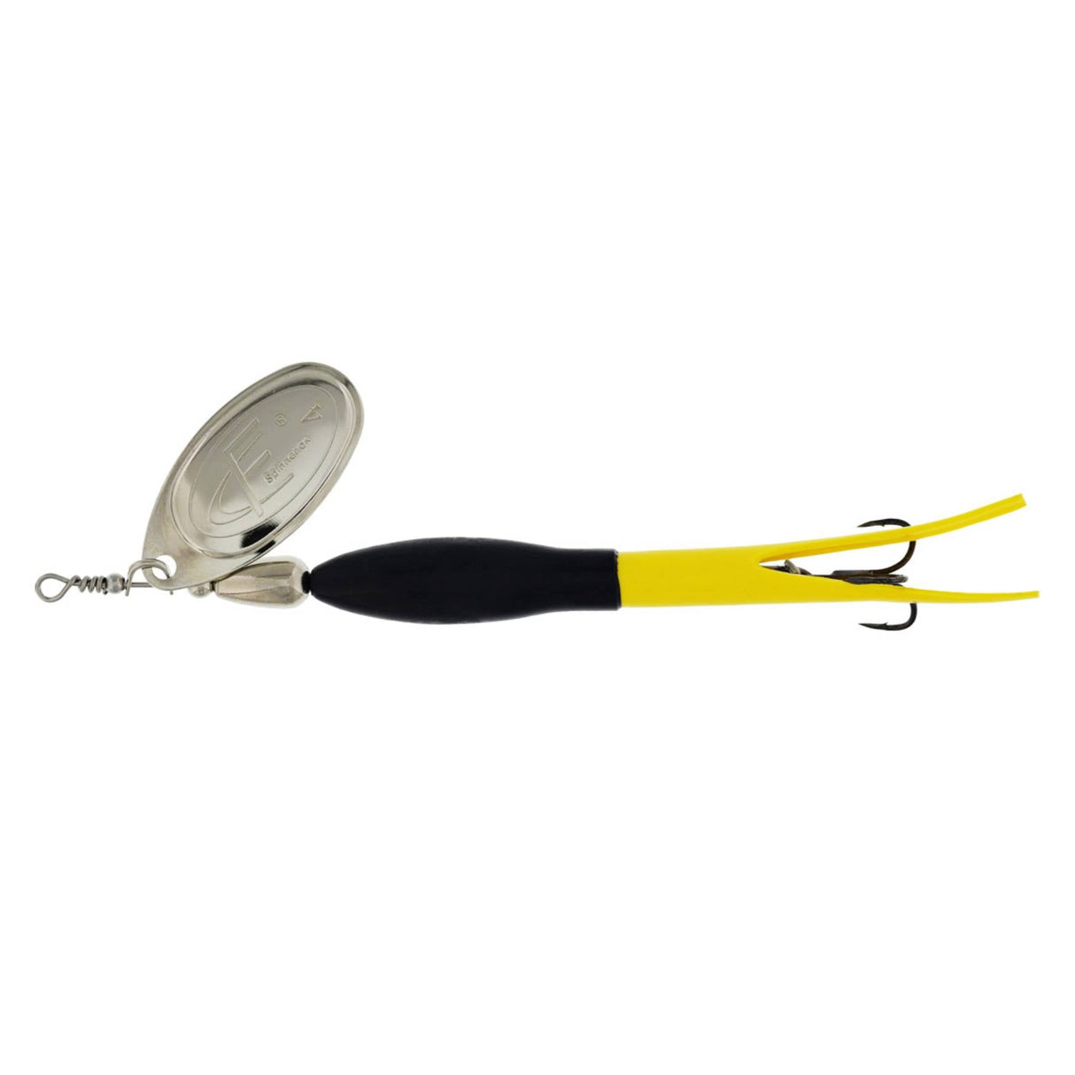 Westin FC-Spinner DownStream Black/Flou Yellow Silver Blade