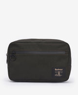 Barbour Field Canvas Toilettaske - Oliven/Sort