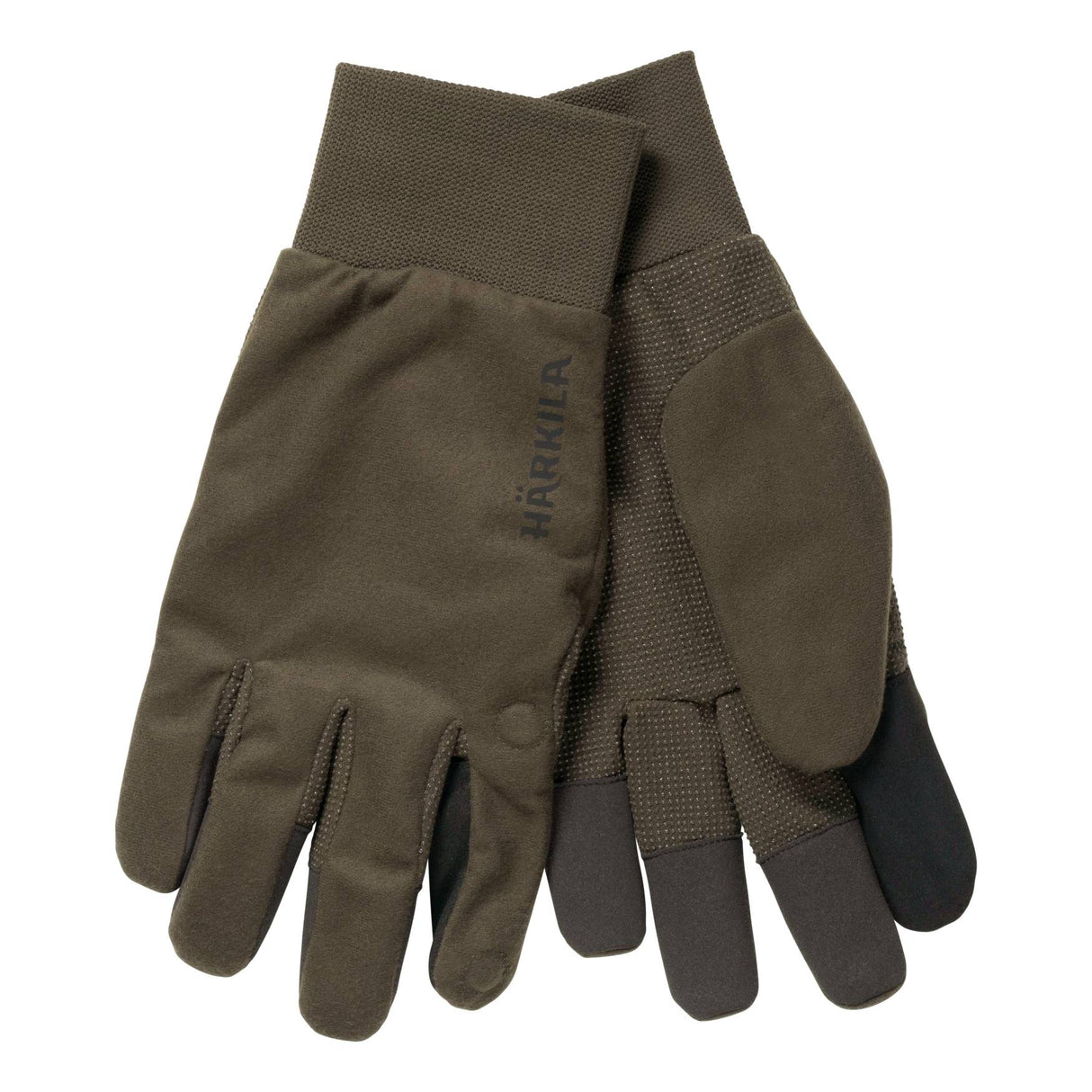 Härkila Garor HWs Gloves w/Foldback Finger - Hunting Green