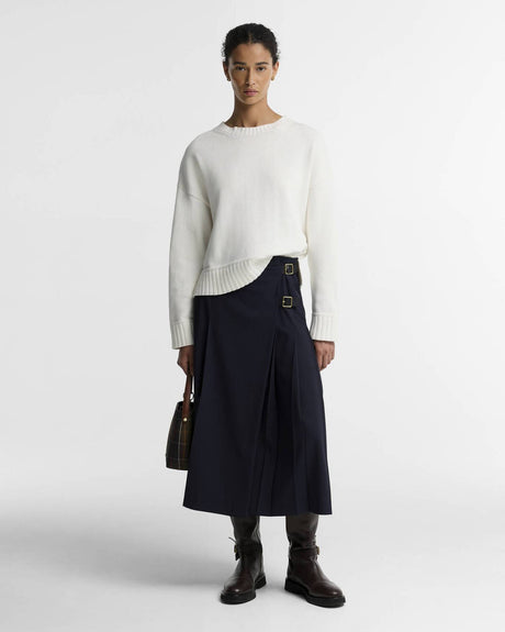 Barbour Harling Strik - Dame - Ecru