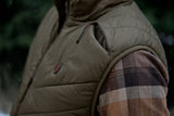 Härkila Heat Insulated Vest - Herre - Willow Green/Shadow Brown