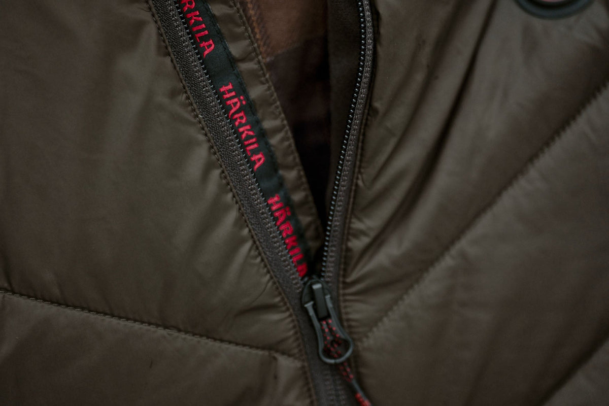 Härkila Heat Insulated Vest - Herre - Willow Green/Shadow Brown