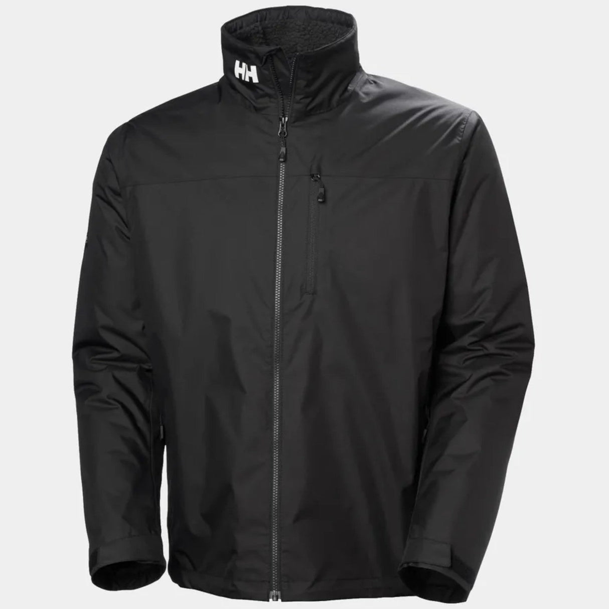 Helly Hansen Crew Hooded Pile Jakke - Herre - Sort