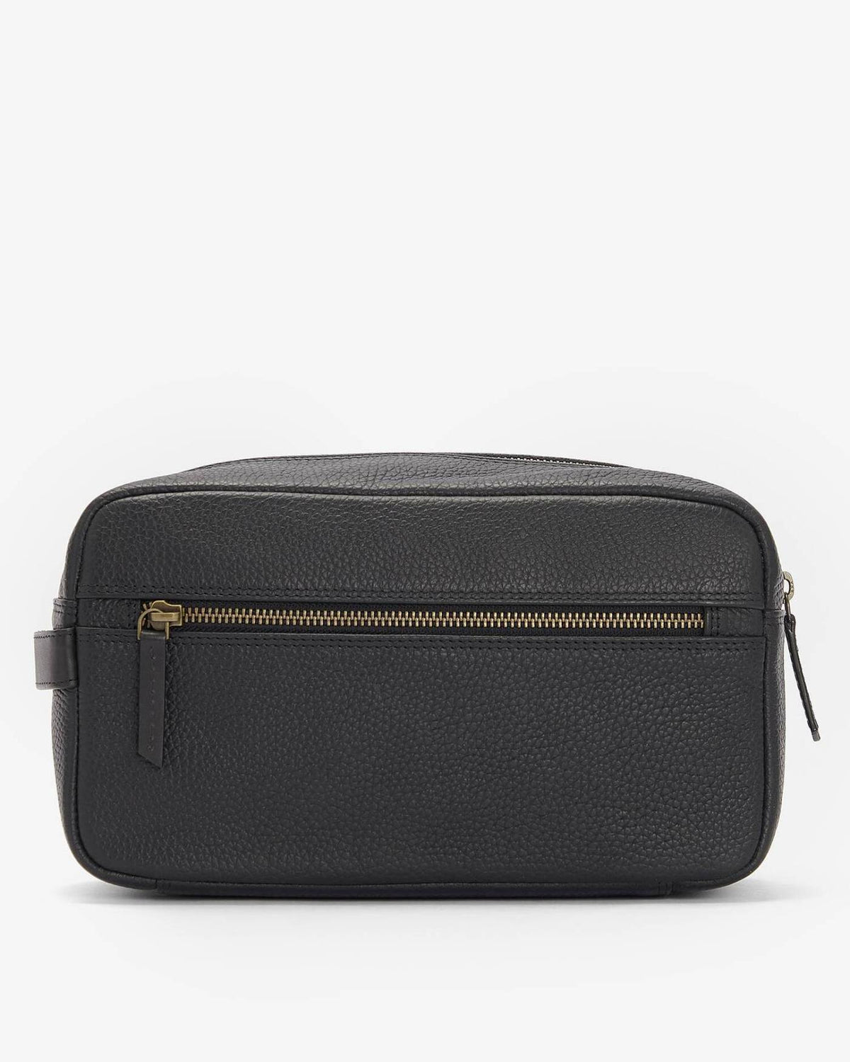 Barbour Highgate Leather Toilettaske - Sort
