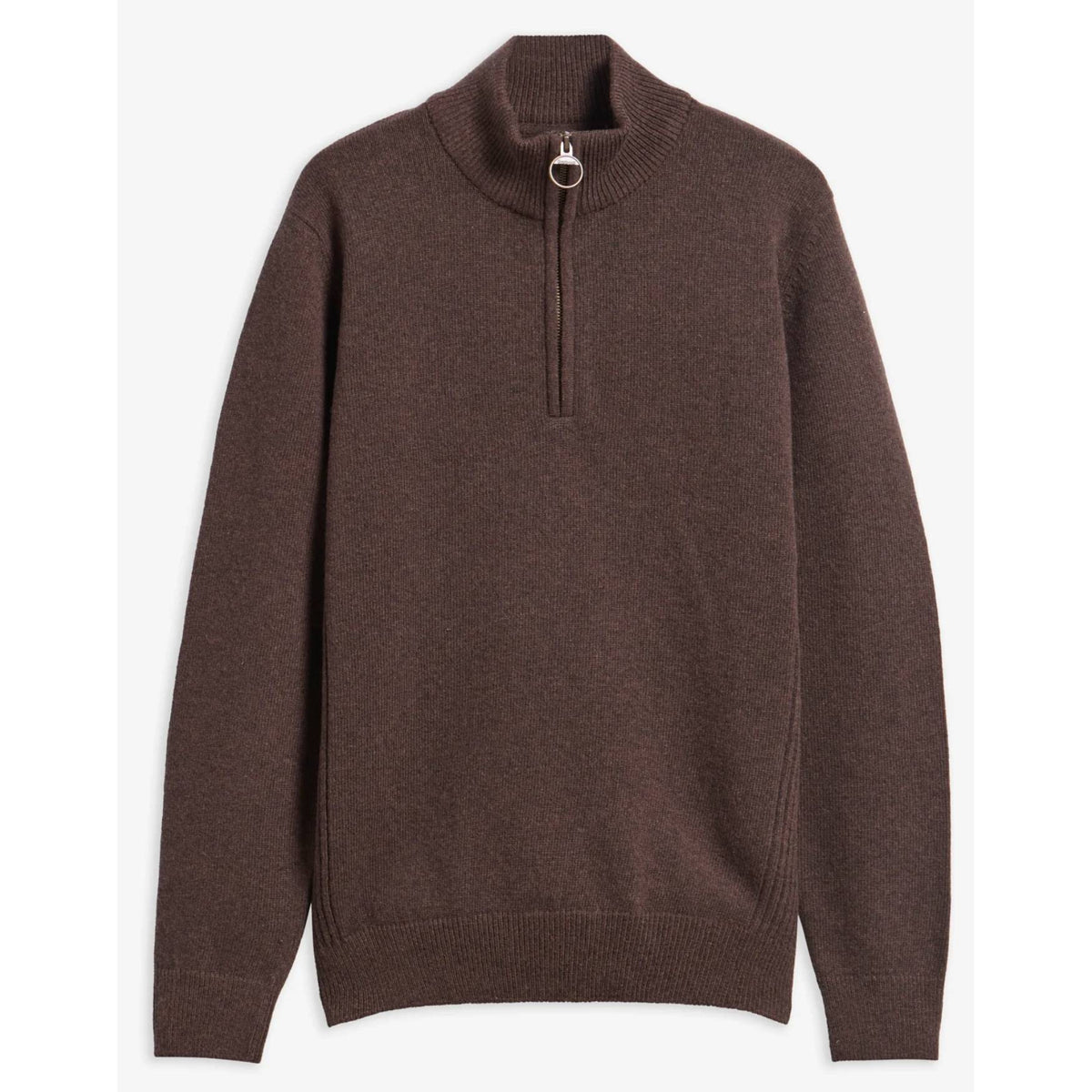 Barbour Holden Half Zip Strik - Herre - Dark Oak