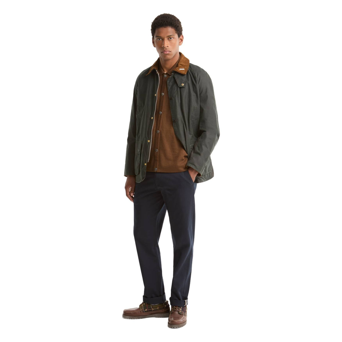 Barbour Icons Ashby Wax Jakke - Herre - Sage