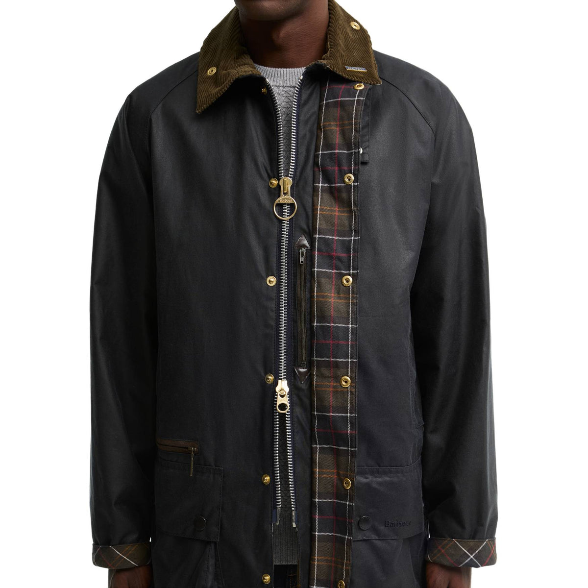 Barbour Icons Beaufort Wax Jakke - Herre - Navy