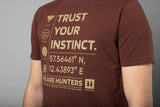 Härkila Instinct S/S T-Shirt - Herre - Burgundy