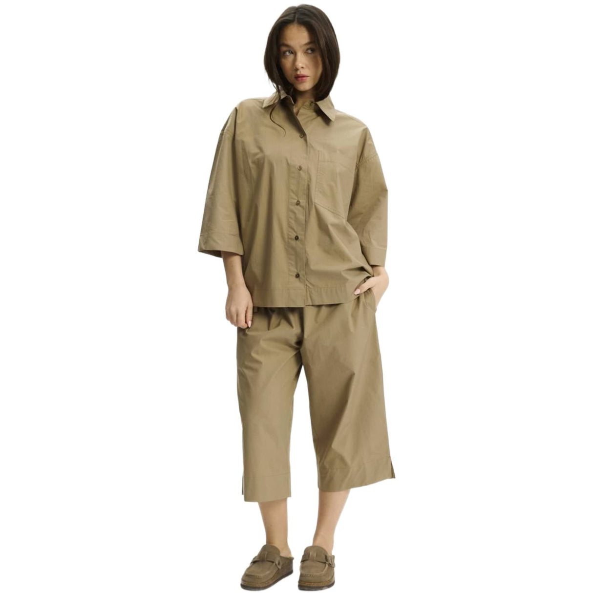 Kopenhaken Jaipur Capri Shorts - Dame - Fungi