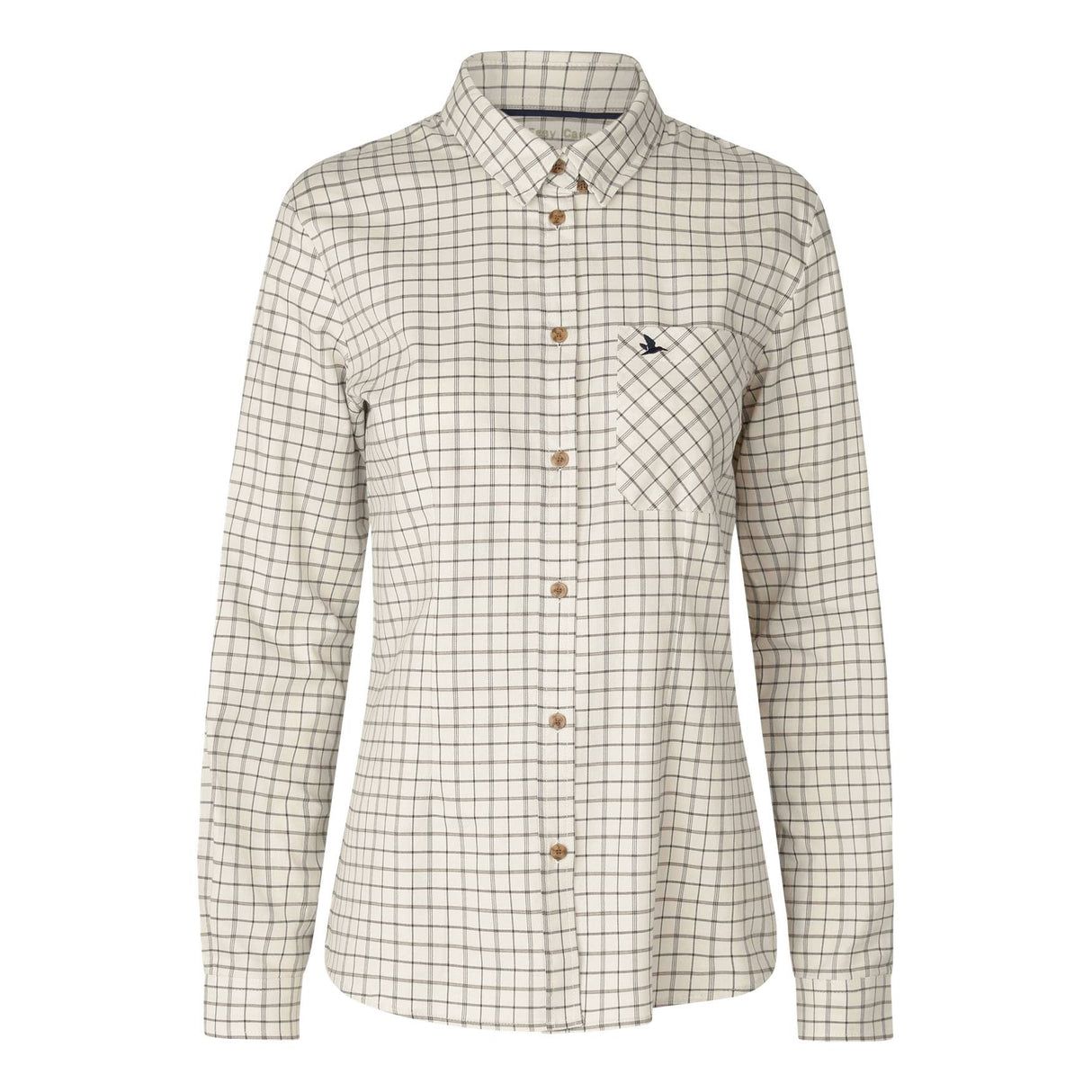 Seeland Kerry Skydeskjorte - Dame - Estate Blue/Pine Green Check