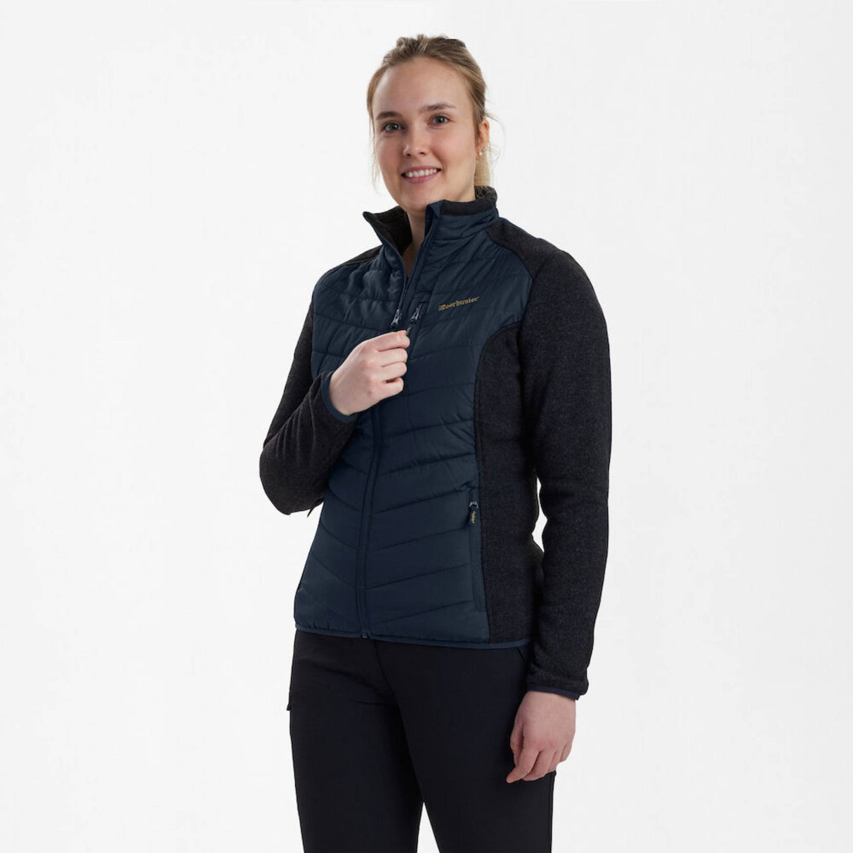Deerhunter Lady Caroline Vatteret Jakke - Dame - Dark Blue