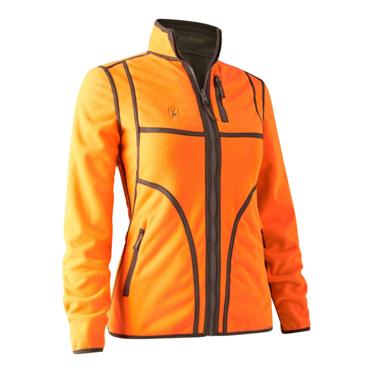 Deerhunter Lady Pam Bonded Fleecejakke - Dame - vendbar - Orange