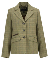 Barbour Lupin Tailored Blazer - Dame - Light Olive Check