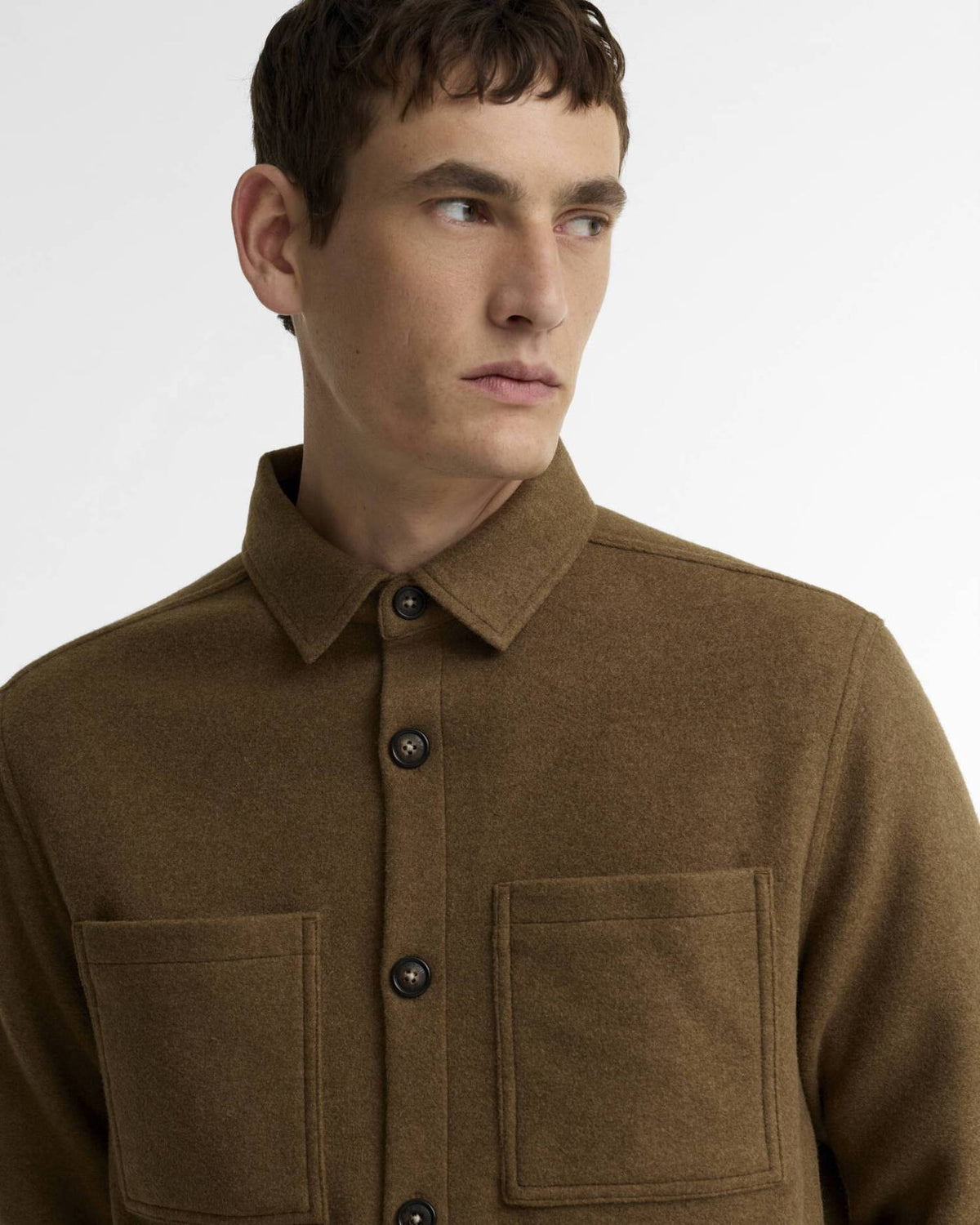 Barbour Marltown Tailored Overshirt - Herre - Sandstone