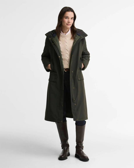 Barbour Matilde Waterproof Jakke - Dame - Sage Classic