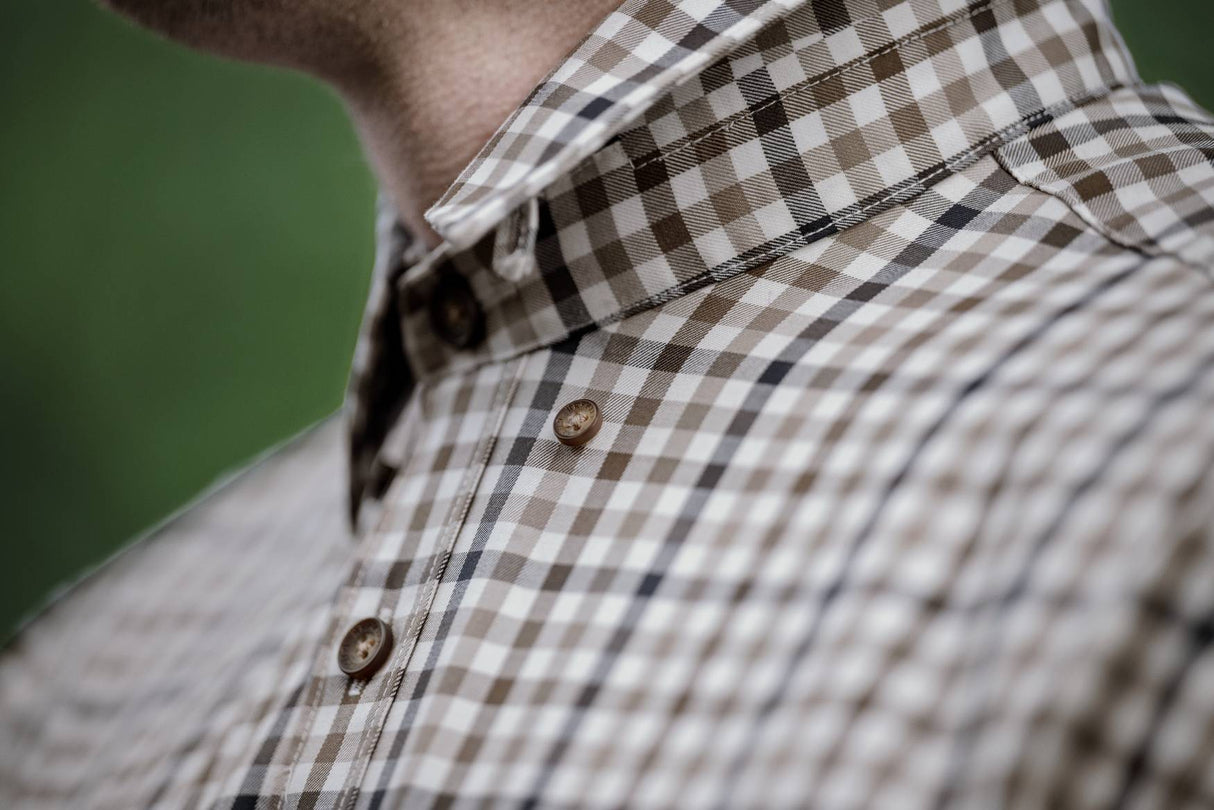Härkila Milford Skjorte Herre - Blue/Beige Check