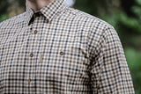 Härkila Milford Skjorte Herre - Blue/Beige Check