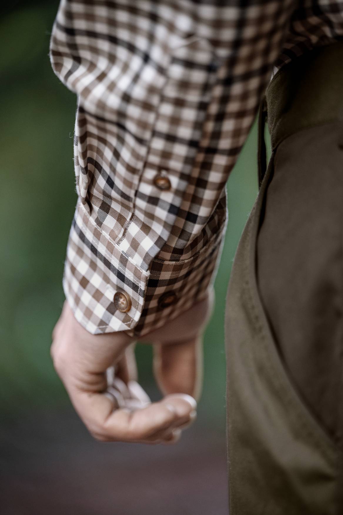Härkila Milford Skjorte Herre - Blue/Beige Check