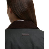 Barbour Modern Border Wax Jakke - Dame - Sage