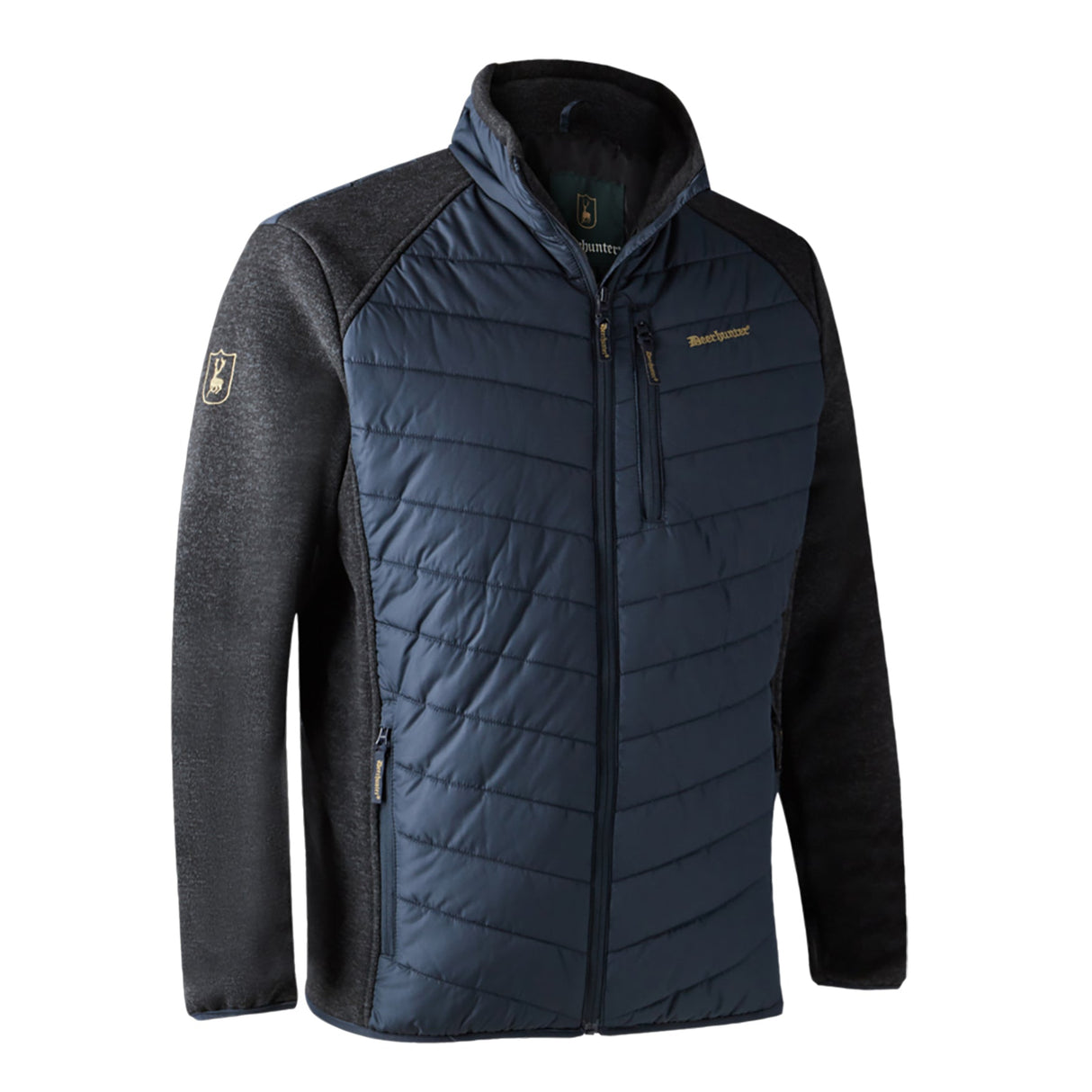 Deerhunter Moor Vatteret Jakke m. strik - Herre - Dark Blue