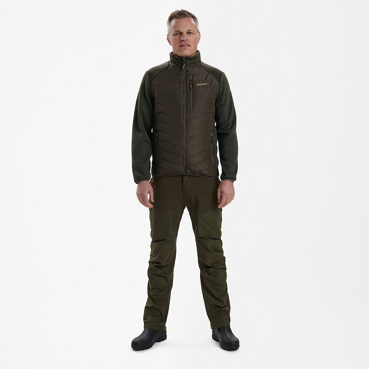 Deerhunter Moor Vatteret Jakke m. strik - Herre - Timber